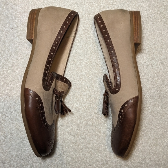 Alex Marie tassel leather/suede loafers - Picture 4 of 7